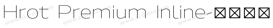 Hrot Premium Inline字体转换